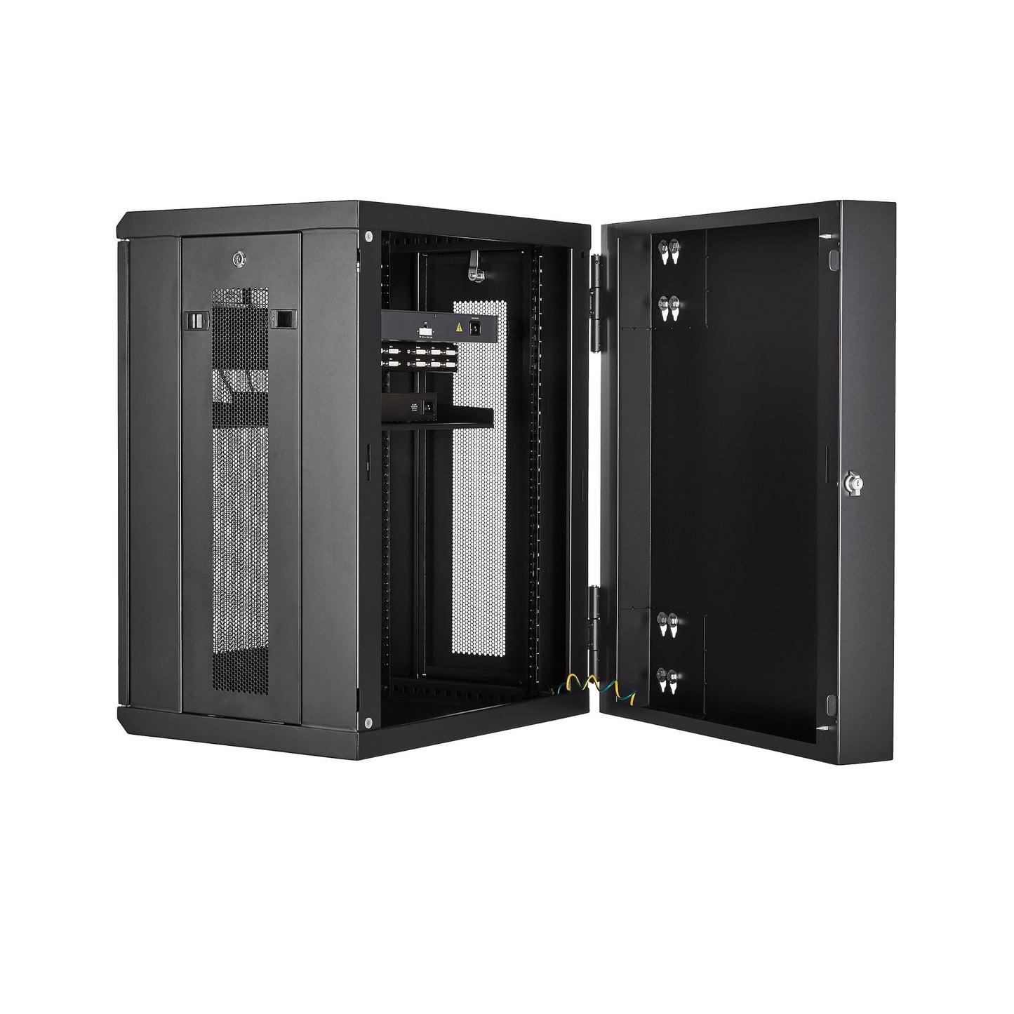 STARTECH CONSIG RACK ABISAGRADO DE PARED 15U CORACK N 20 PULGADAS DE PROFUNDIDAD