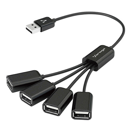 Concentrador Hu-101 VORAGO 4 Puertos USB Pulpo - 4
