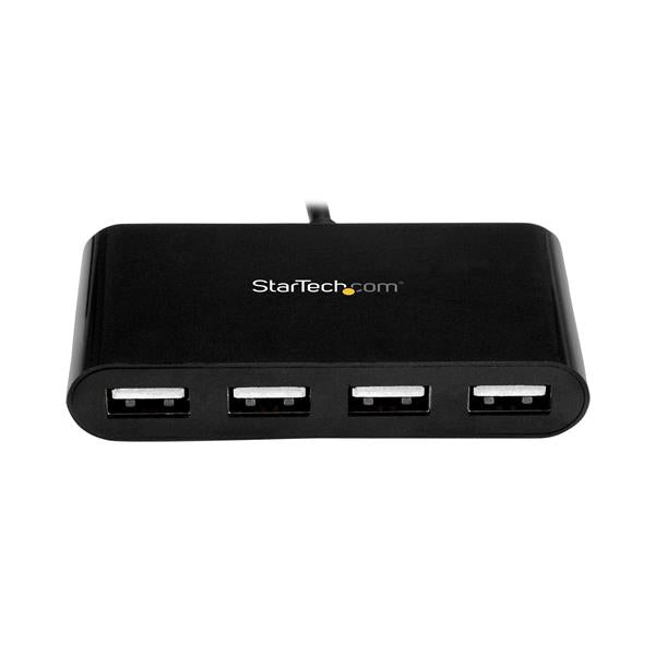 Hub Concentrador USB-C a USB A STARTECH de 4 Puertos, color negro