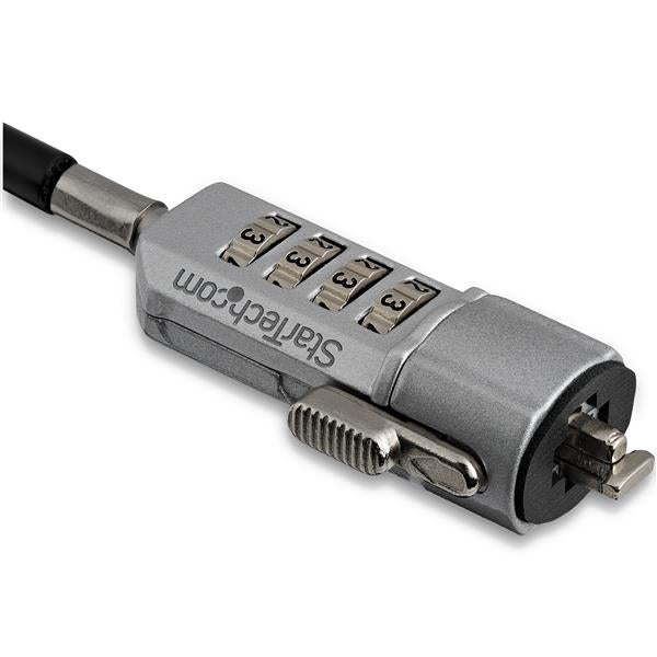 STARTECH CONSIG CANDADO CON COMBINACION DE 4 DIKIT GITOS DE LAPTOP