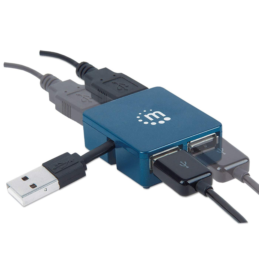 INTRACOM HUB USB V2.0 4 PTOS MICRO PERP .