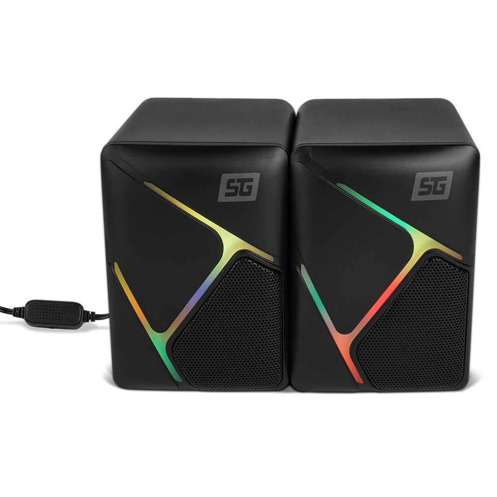 VORAGO BOCINAS 2.0 VORAGO START THE SPKR GAME RGB USB 3.5 MM