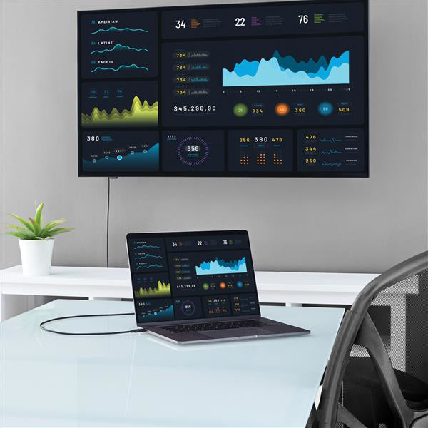 STARTECH CONSIG CABLE ADAPTADOR DE 2M USB-C A CABL HDMI 4K 60HZ NEGRO