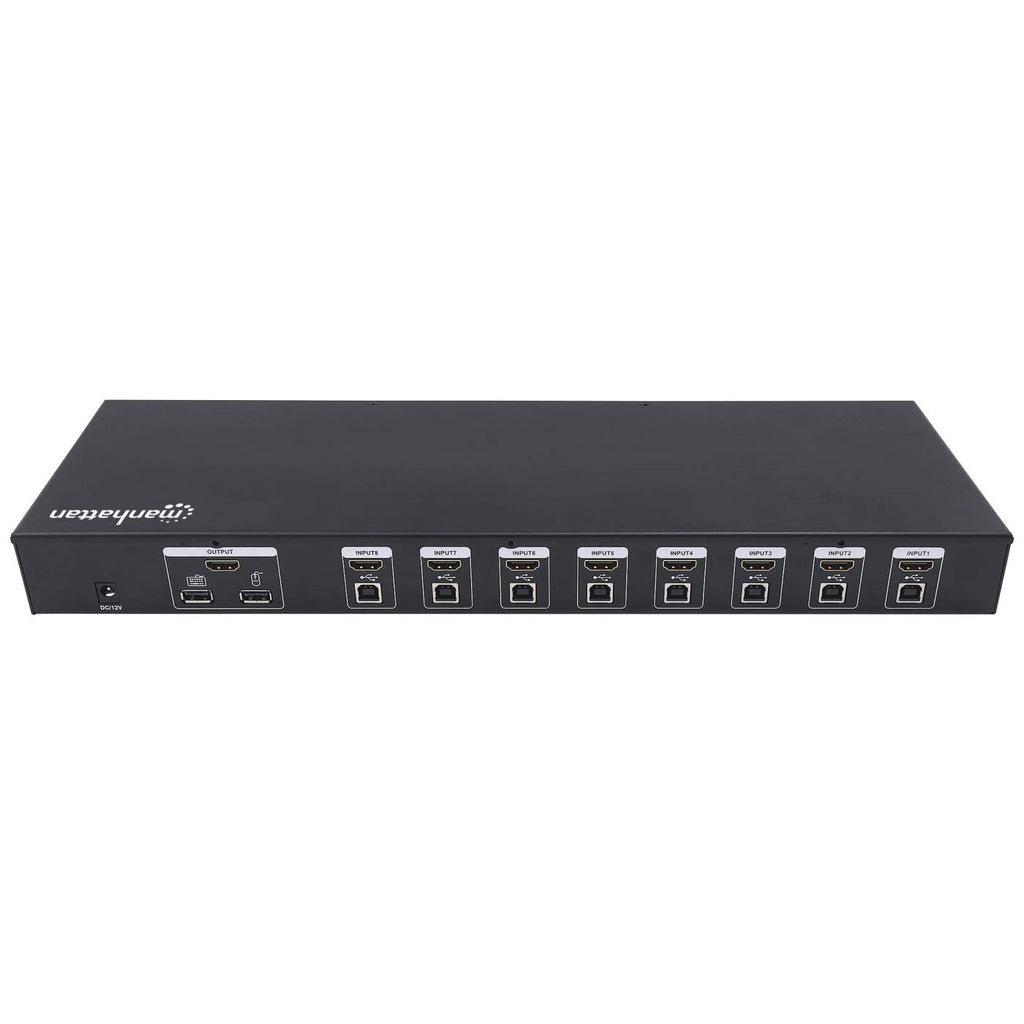 INTRACOM SWITCH KVM 8PTOS HDMI 8 PTOS USPERP B 1080P CON CABLES USB