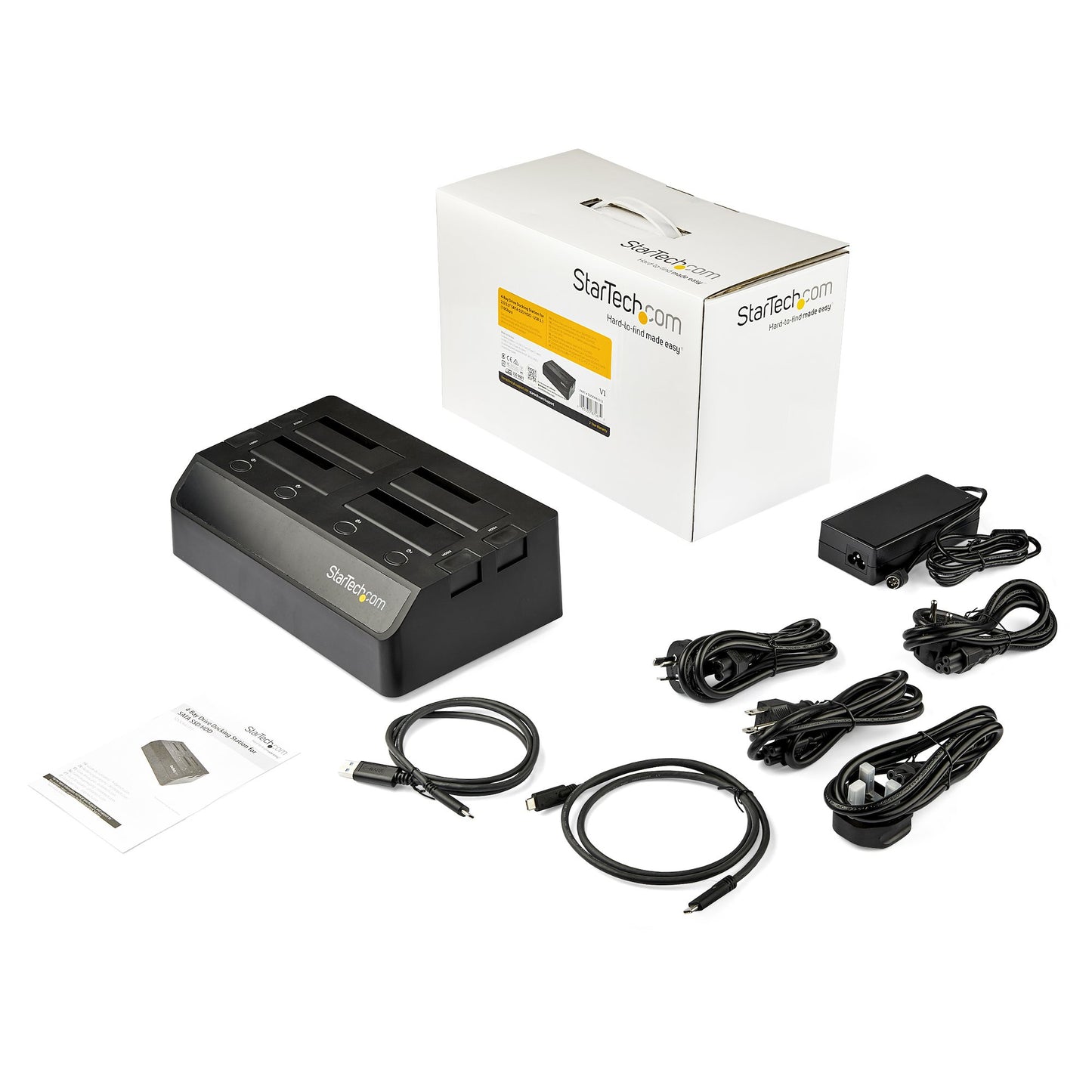 STARTECH CONSIG DOCKING STATION USB 3.1 ADAP 4 BAHIAS SATA 2.5 O 3.5