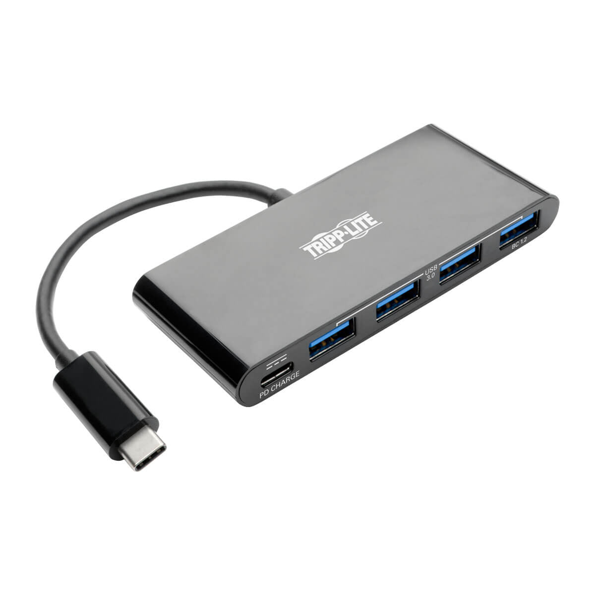TRIPPLITE CONSIG. HUB USB 3.1 4 PUERTOS 4X USB-A CABL THUNDERBOLT 3 CARGA PD NEGRO