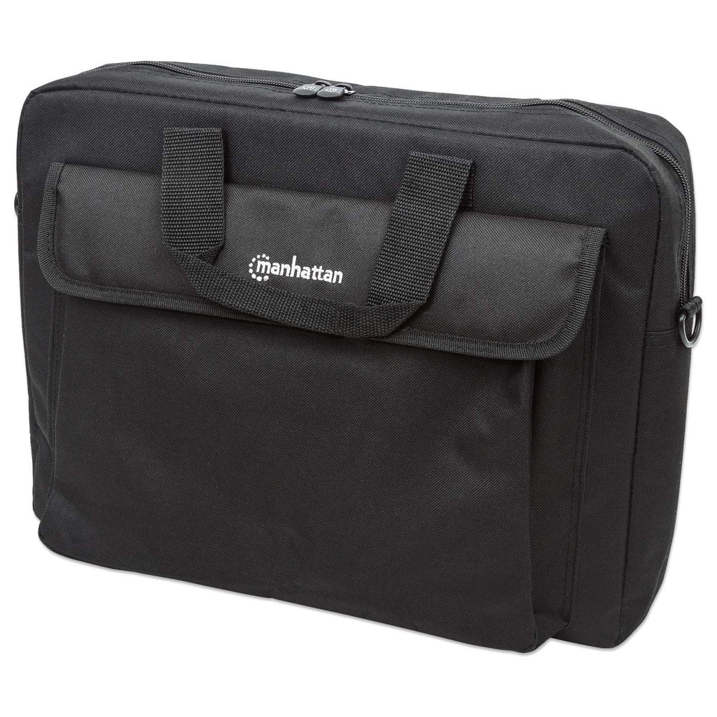 Maletín London 438889 Manhattan, Para laptop de hasta 15.6", Negro