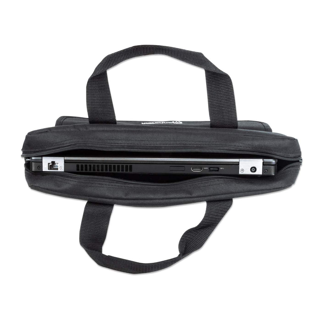 Maletín London 438889 Manhattan, Para laptop de hasta 15.6", Negro