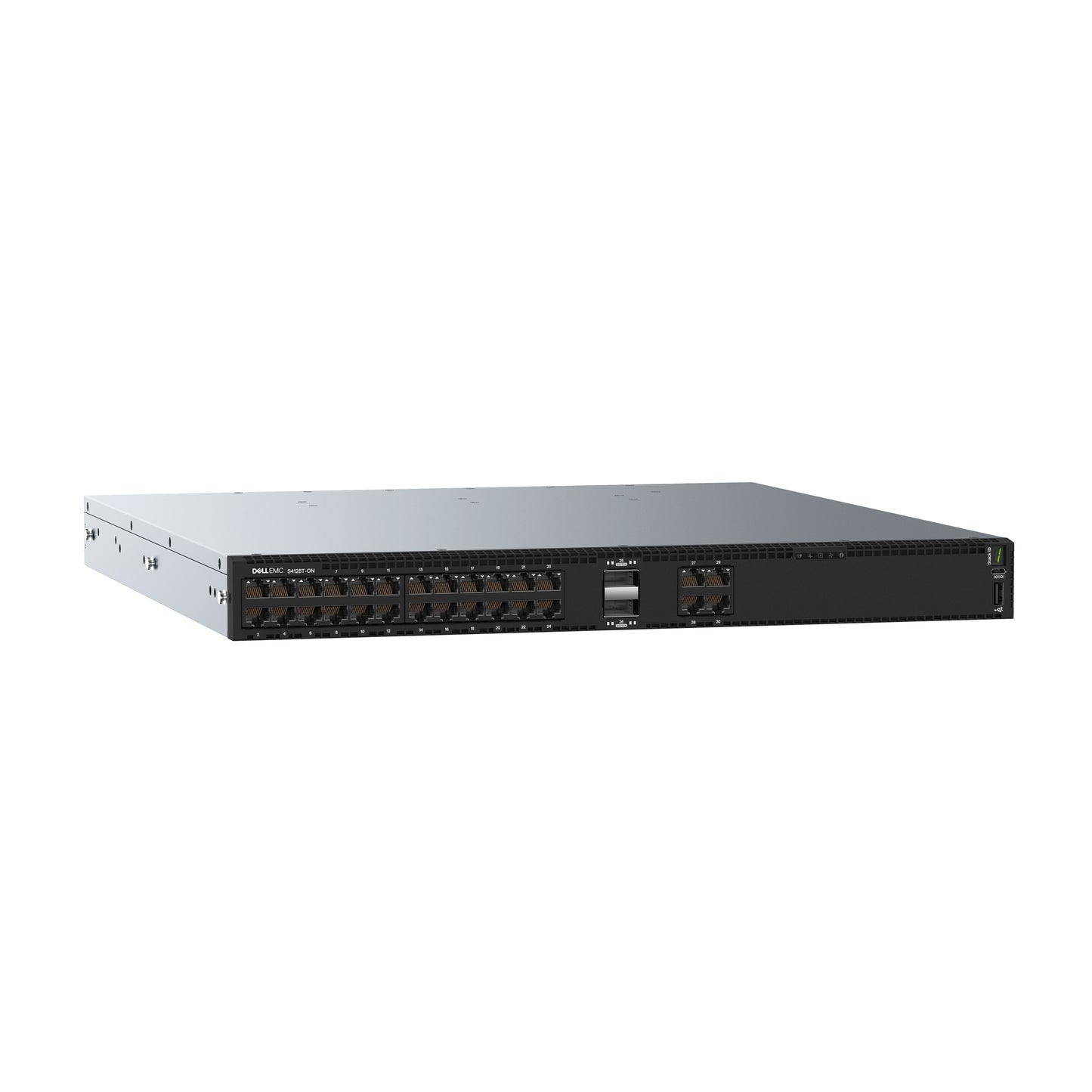 DELL NETWORKING DELL EMC SWITCH S4128T-ON 1U PERP 28 X 10GBASE-T 2 X QSFP28IO TO PSU DELL EMC SWITCH S4128T-ON 1U 28 X 10GBASE-T 2 X QSFP28IO TO PSU