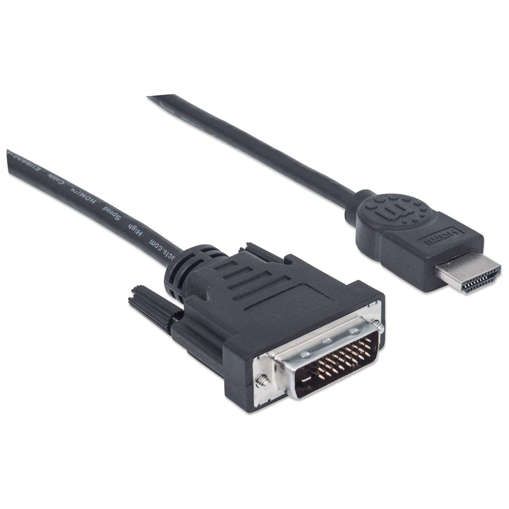 INTRACOM CABLE ADAPTADOR CONVERTIDOR CABL HDMI A DVI-D 1.8M 1080P M-M MONITO