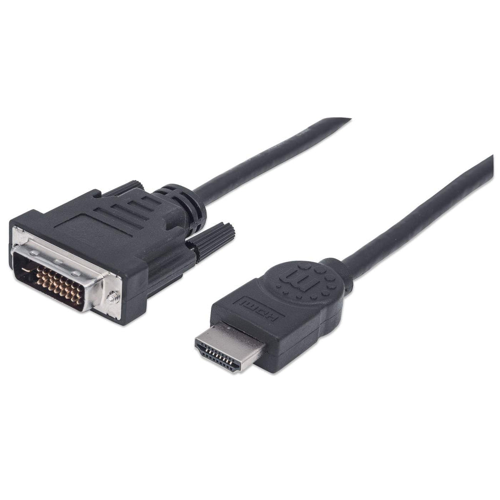 INTRACOM CABLE ADAPTADOR CONVERTIDOR CABL HDMI A DVI-D 1.8M 1080P M-M MONITO
