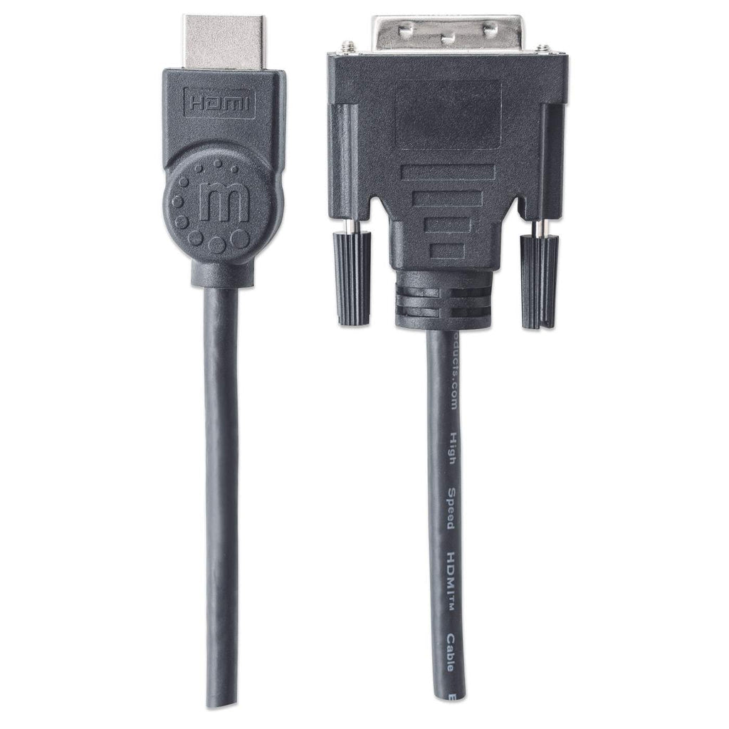 INTRACOM CABLE ADAPTADOR CONVERTIDOR CABL HDMI A DVI-D 1.8M 1080P M-M MONITO