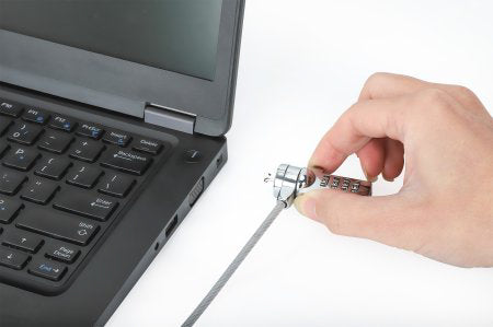INTRACOM CANDADO LAPTOP COMBINACION 2.0MACCS 4 DIGITOS PLATEADO CANDADO LAPTOP COMBINACION 2.0M 4 DIGITOS PLATEADO