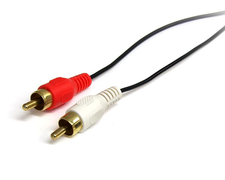 STARTECH CONSIG CABLE DE 1.8M DE AUDIO ESTEREO CABL 3.5MM MACHO A 2X RCA MACHO