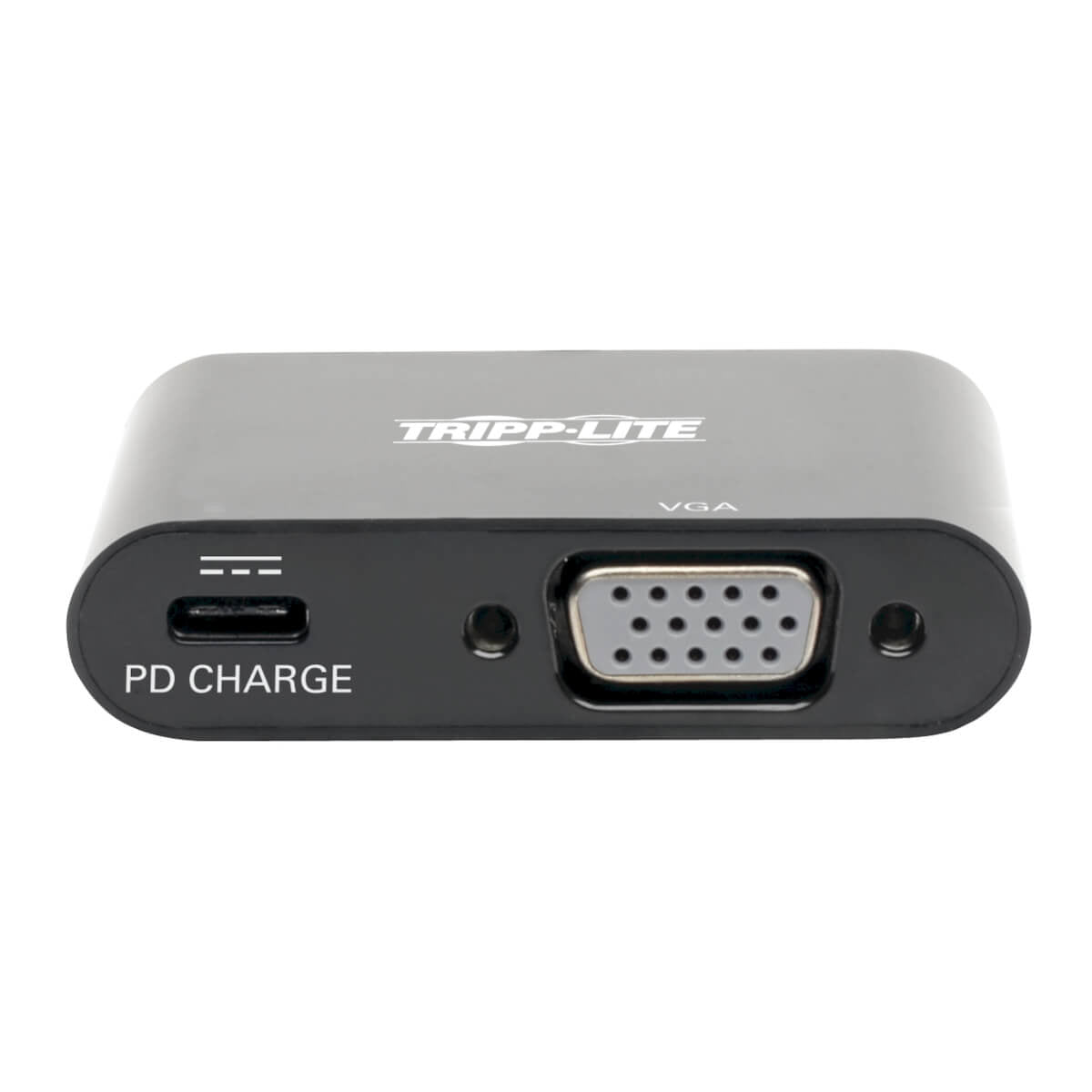 Adaptador Tripp Lite U444-06N-VB-C, USB C Macho - VGA Hembra, Compatible con Thunderbolt 3, Negro