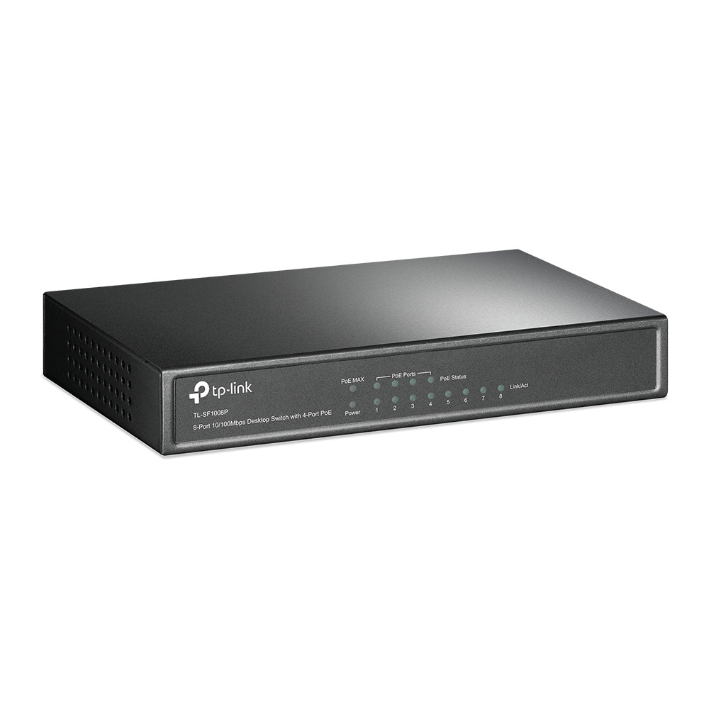 TP-LINK SWITCH ESCRITORIO DE 8 PUERTOS PERP ETHERNET CON 4 PUERTOS POE SIN A