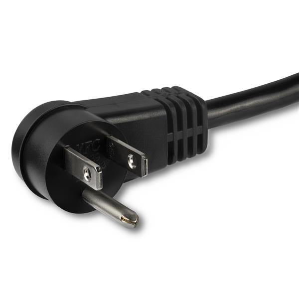 STARTECH CONSIG CABLE DE 0.9M DE ALIMENTACION CABL ACODADO NEMA 5-15P A C13 DE PC