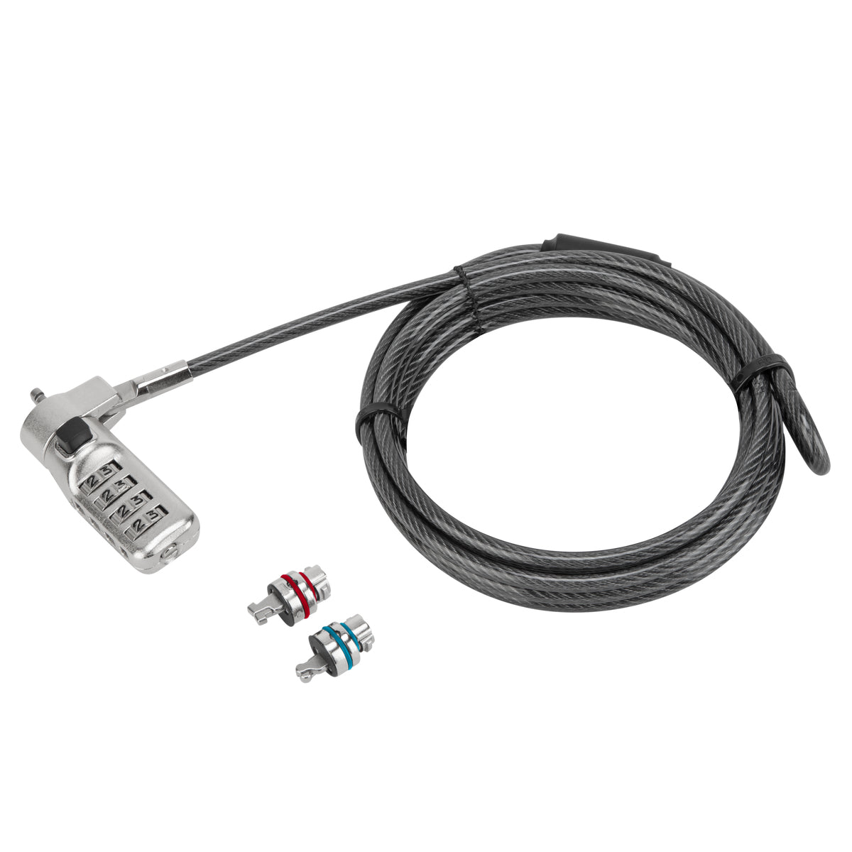 Targus Candado de Combinación para Laptops, 2 Metros, Negro