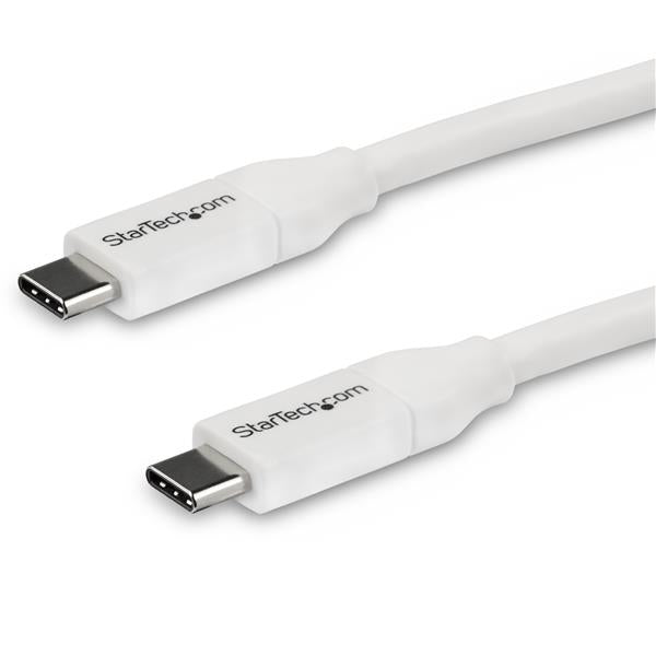 STARTECH CONSIG CABLE DE 4M USB-C A USB TIPO C ADAP CON PD 5A USB 2.0 BLANCO