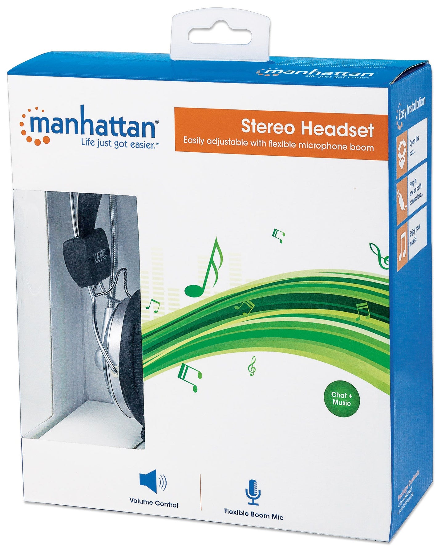 Auriculares 175517 Manhattan, Estéreo