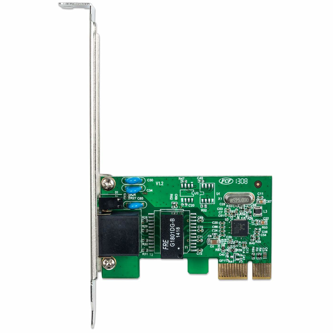 Tarjeta de Red Intellinet Gigabit Ethernet de 1 Puerto 522533, 1000 Mbit/s, PCI Express