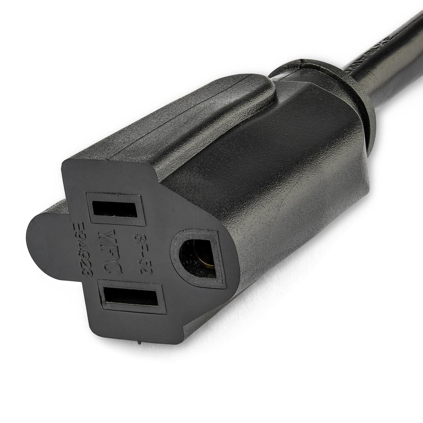 STARTECH CONSIG CABLE 30CM EXTENSOR NEMA CABL 5-15R A NEMA 5-15P ACODADO PLANO