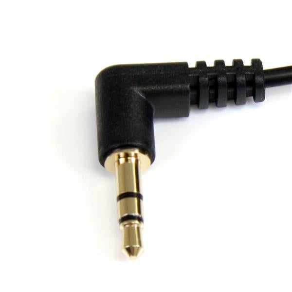 STARTECH CONSIG CABLE 0.9M EXTENSOR DE AUDIO CABL ESTEREO CONECTOR ANGULO 3.5MM .