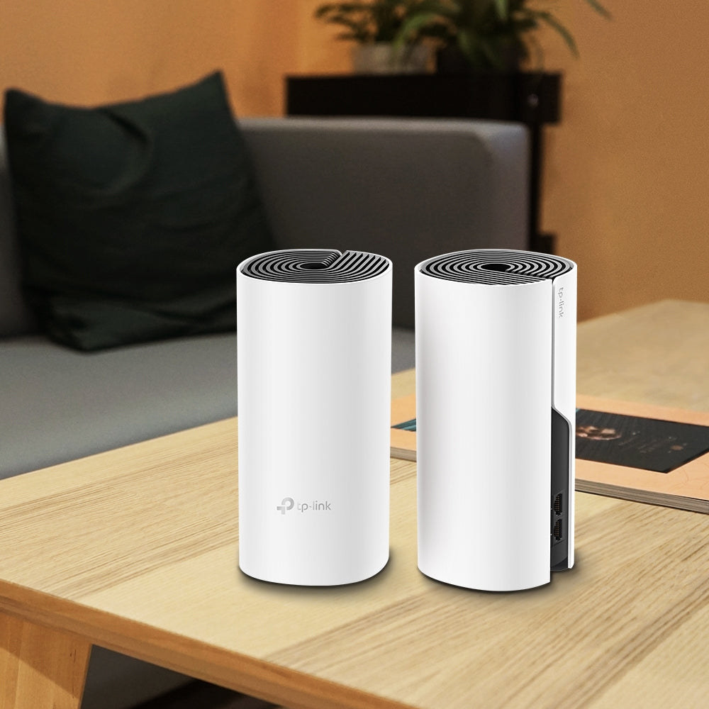 Router TP-Link con Sistema de Red Wi-Fi en Malla AC1200 Deco M4, 867 Mbit/s, 2x RJ-45, 2.4/5GHz - 2 Piezas