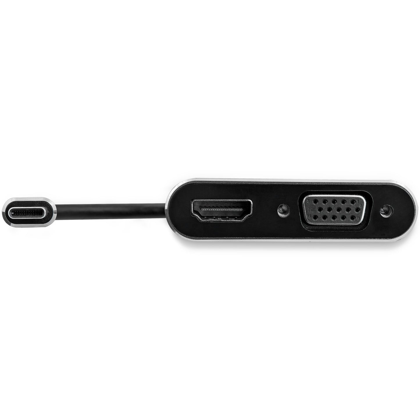 STARTECH CONSIG ADAPTADOR USB-C A VGA Y HDMI CABL 2EN1 4K 30HZ GRIS ESPACIAL