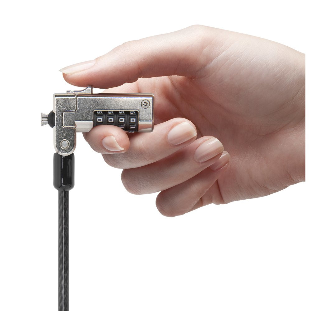 Kensington Candado de Combinación para Laptops N17, 1.8 Metros, Negro