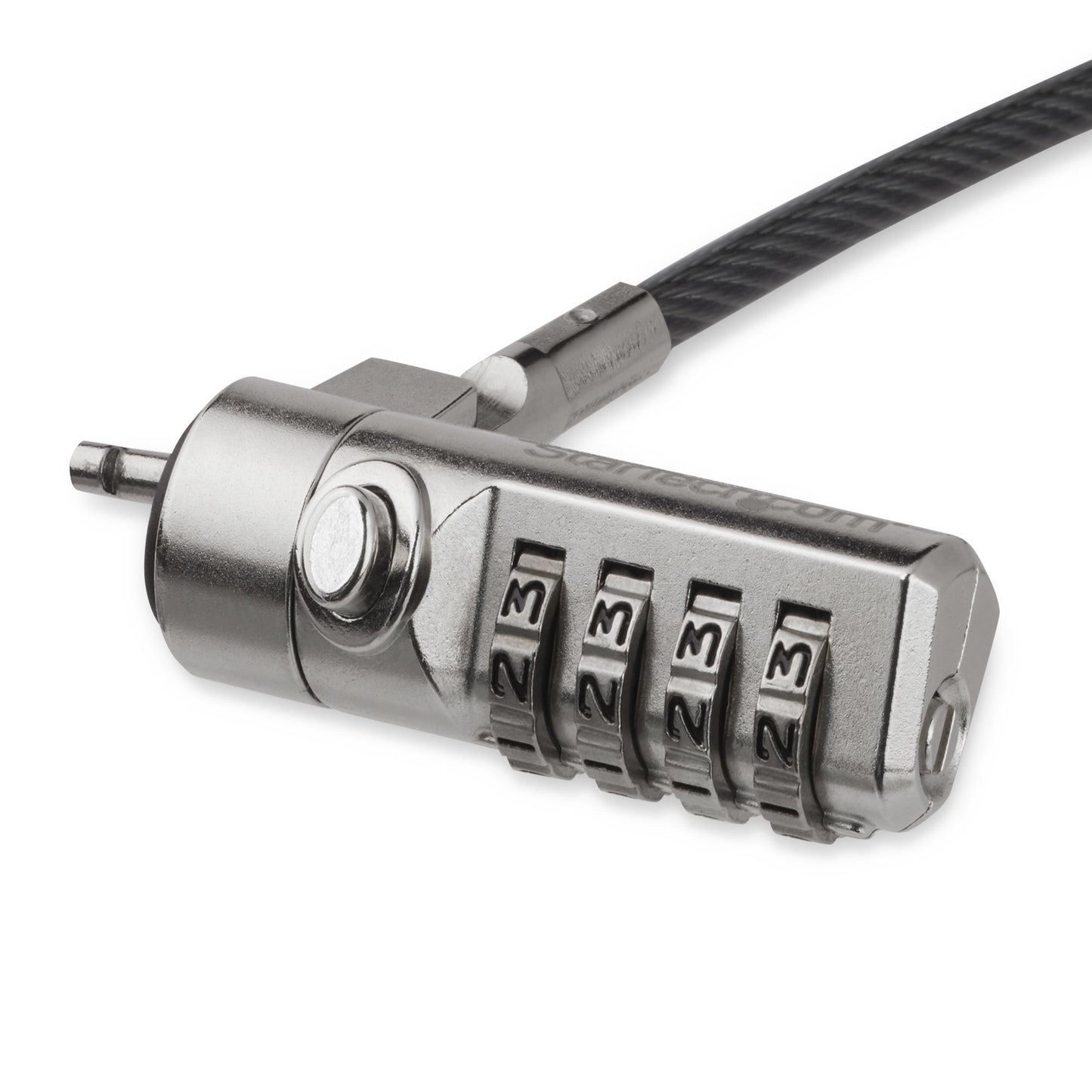StarTech.com Cable con Candado para Laptop, 2 Metros, Negro/Plata