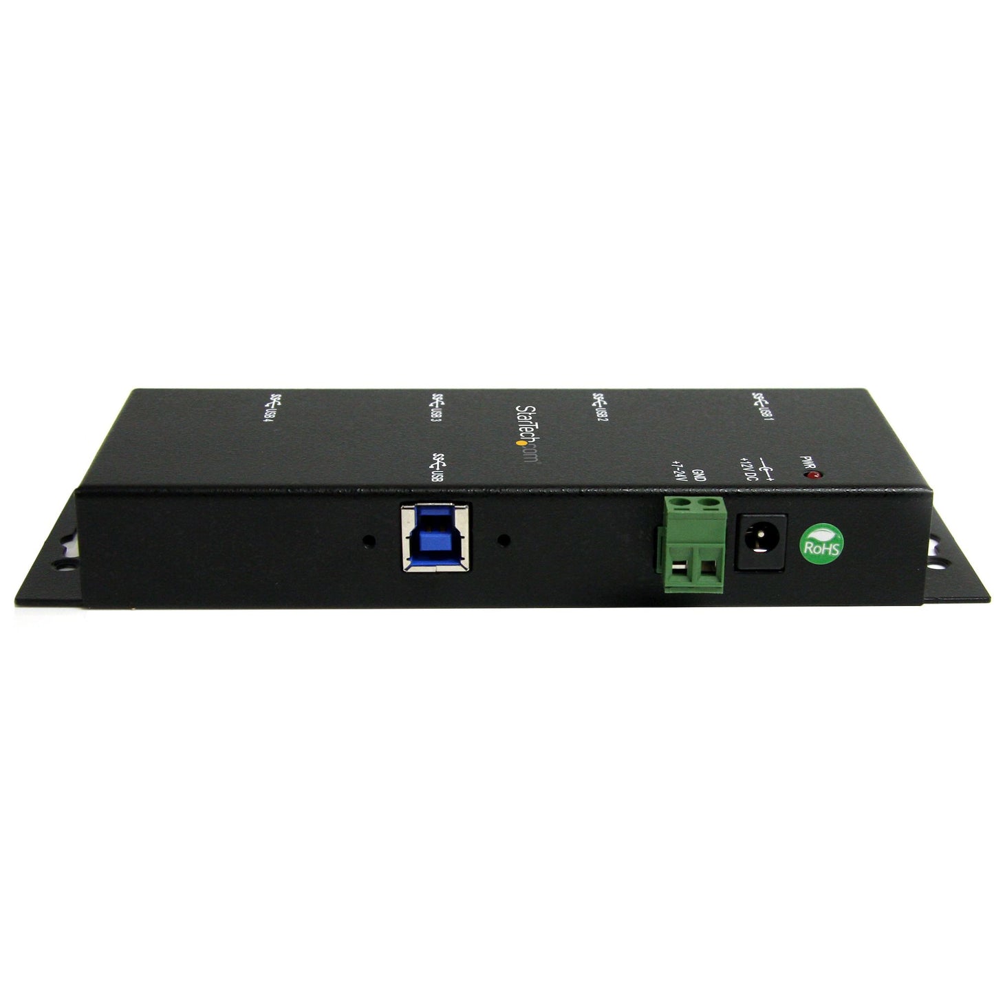 Concentrador industrial USB 3.0 STARTECH (5Gbps) SuperSpeed de 4 Puertos - Hub de Montaje - 4