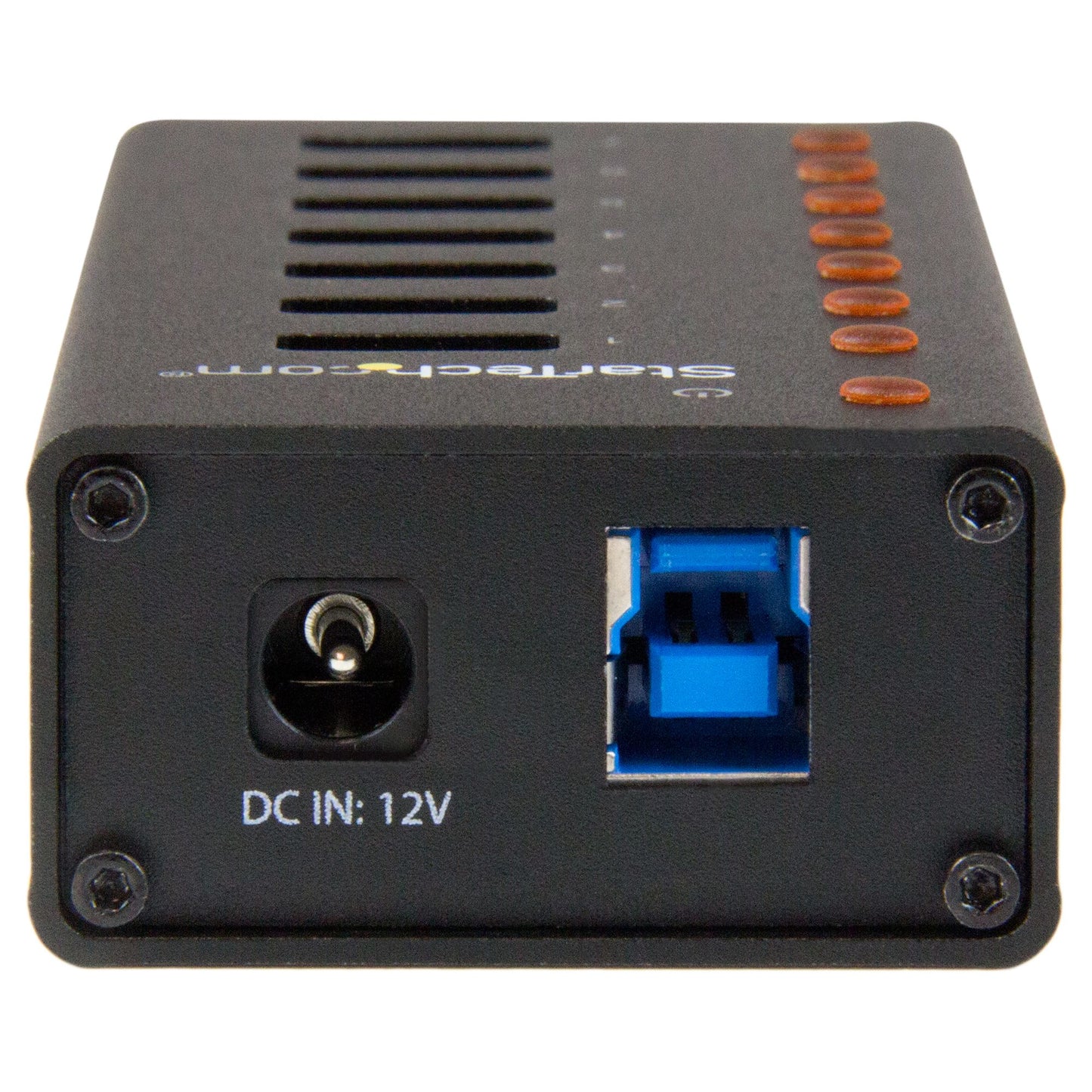 Concentrador USB 3.0 STARTECH de 7 Puertos con Gabinete de Metal - 5Gbps - Hub de Escritorio o Montaje en Pared.