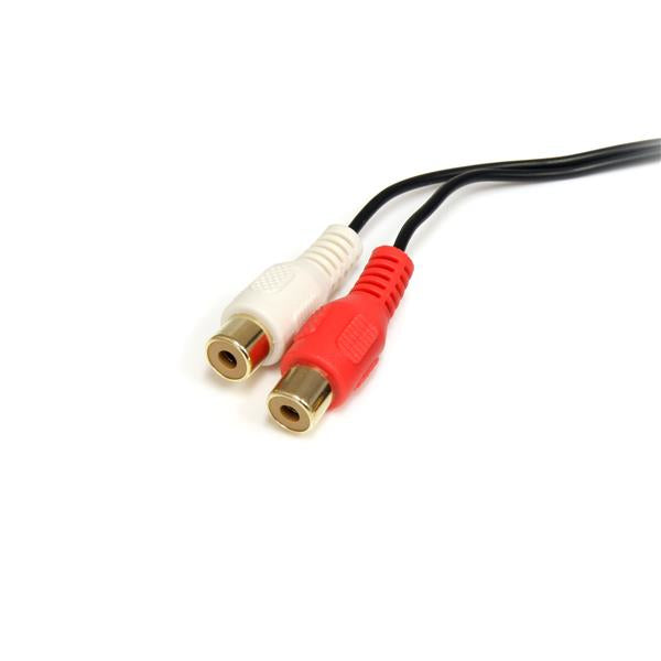 STARTECH CONSIG CABLE 1.8M AUDIO ESTEREO MINI CABL JACK 3.5MM MACHO A RCA HEMBRA .
