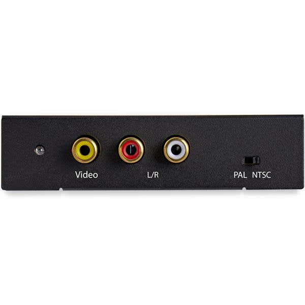 Convertidor HDMI a RCA con Audio, Adaptador de Video Compuesto, NTSC/PAL, 1080p, Caja Convertidora Para Puertos de Salida Amarillo, blanco y Rojo