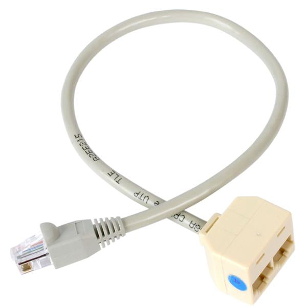 STARTECH CONSIG CABLE ADAPTADOR SPLITTER CABL RJ45 DE 2X HEMBRA A 1X MACHO