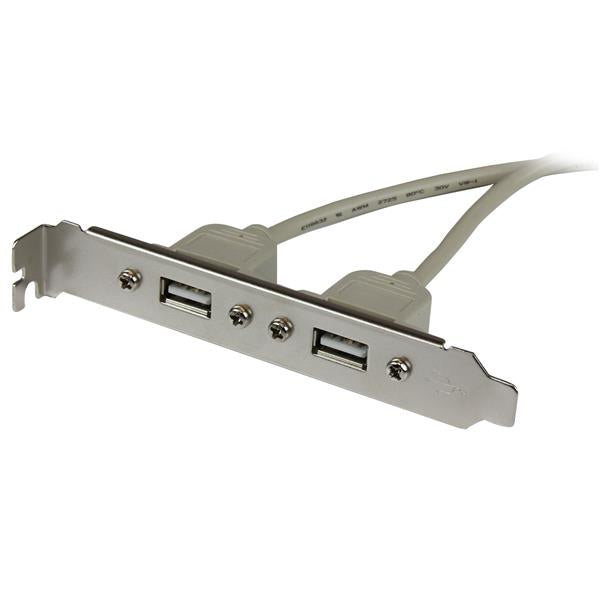 Adaptador de Placa StarTech.com USBPLATE, USB A Hembra de 2 Puertos