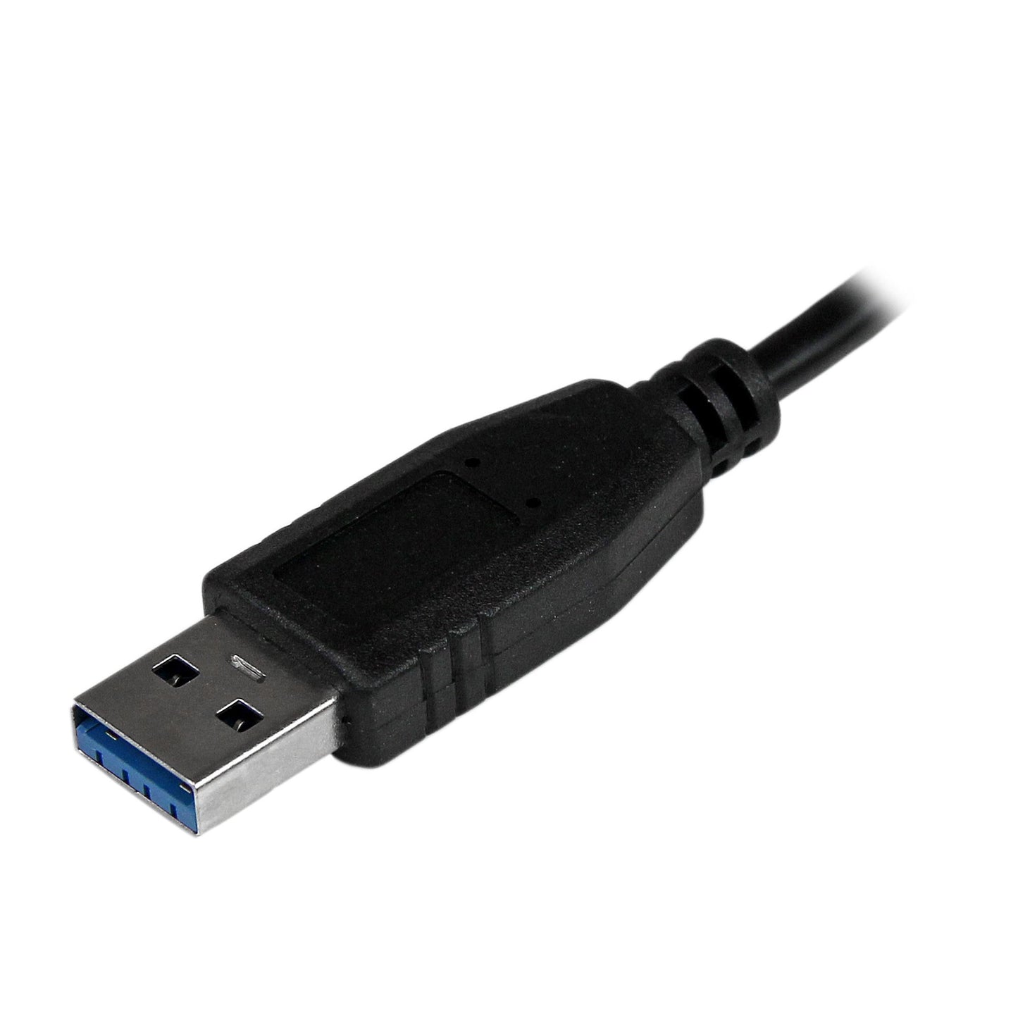 Adaptador Concentrador Hub USB 3.0 (5Gbps) STARTECH, 4 puertos para laptop, color negro
