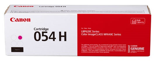 3026C001AA Tóner Canon Cartridge 054H Alto Rendimiento Magenta, 2300 Páginas