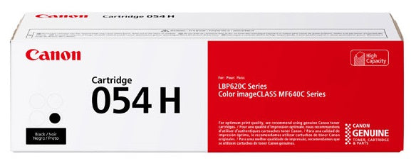 3028C001AA Tóner Canon Cartridge 054H Alto Rendimiento, Negro, 3100 Páginas