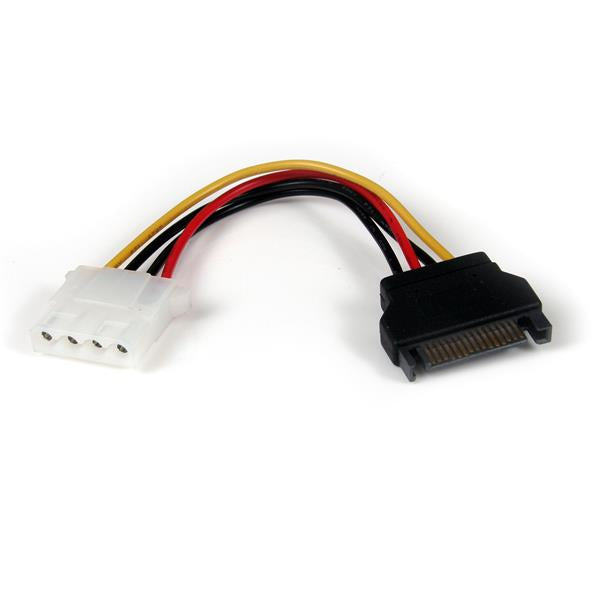 STARTECH CONSIG CABLE ADAPTADOR 0.15M SATA LP4 CABL DE ALIMENTACION HEMBRA A MACHO .
