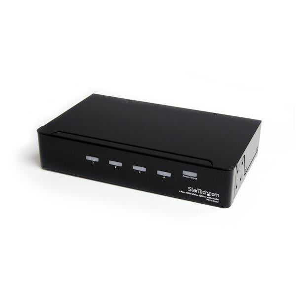 STARTECH CONSIG DIVISOR BIFURCADOR HDMI 4 CABL PUERTOS CON AMPLIFICADOR SPLITTER