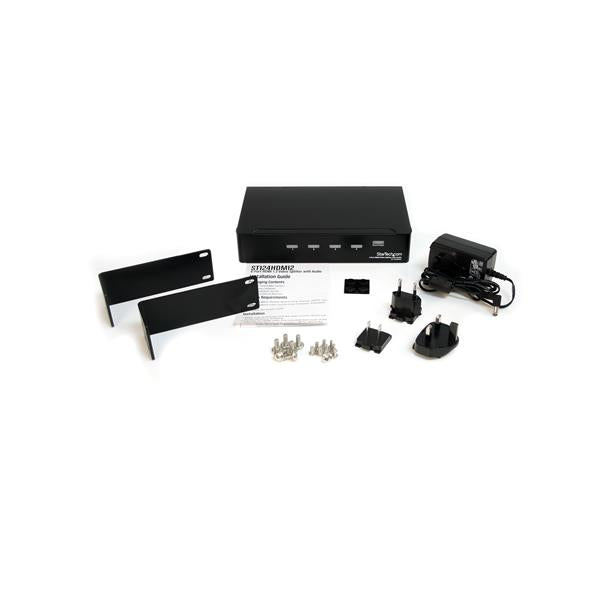 STARTECH CONSIG DIVISOR BIFURCADOR HDMI 4 CABL PUERTOS CON AMPLIFICADOR SPLITTER