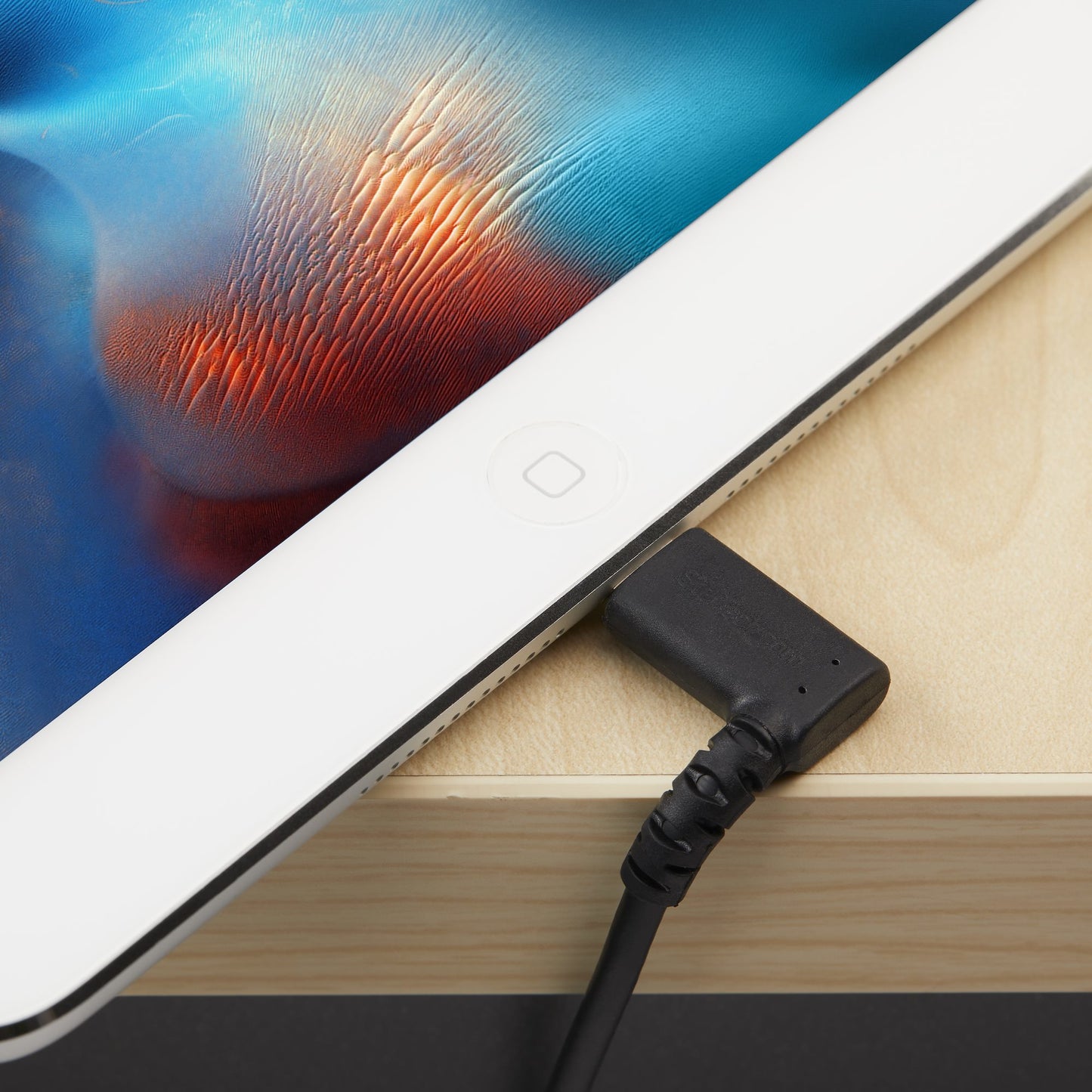 STARTECH CONSIG CABLE ACODADO USB A LIGHTNING STND PARA IPHONE DE 2M - MFI - NEGRO