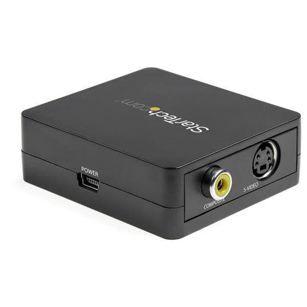 STARTECH CONSIG ADAPTADOR CONVERSOR DE VIDEO ADAP COMPUESTO / S-VIDEO A VGA - 1080P