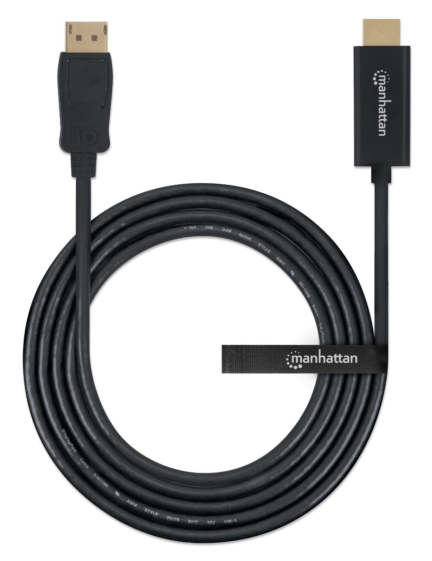 INTRACOM CABLE DISPLAYPORT - HDMI M-M CABL 1080P 1.8M