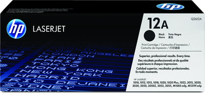 Tóner HP 12A Negro Q2612A | Original para HP LaserJet 1010, HP 1012