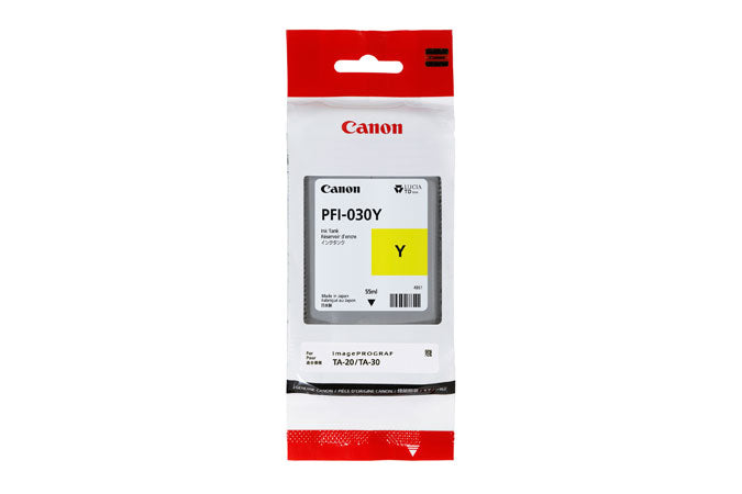CANON CARTUCHO INKJET PFI-030 Y YELLOINK 55ML P TA20 TA30