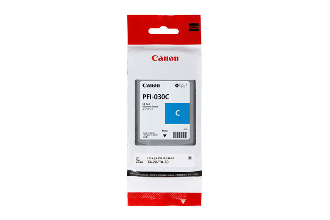 CANON CARTUCHO INKJET PFI-030 C CYAN INK 55ML P P TA20 TA30