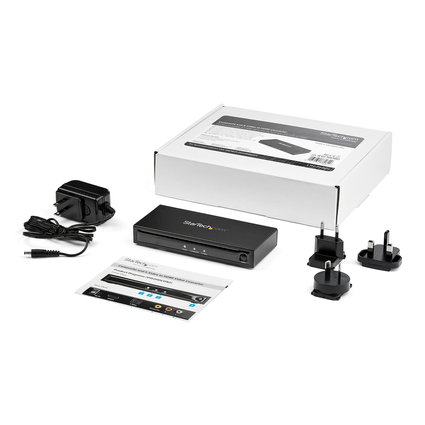 STARTECH CONSIG CONVERSOR DE VIDEO COMPUESTO CPNT O S-VIDEO A HDMI CON AUDIO - 720P